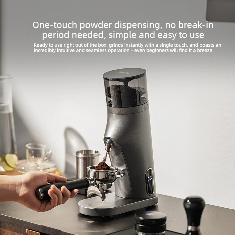 Coffee Grinder Burr Flat - Gemilai 9010C 220V 150W Elektrische Kaffeemühle,