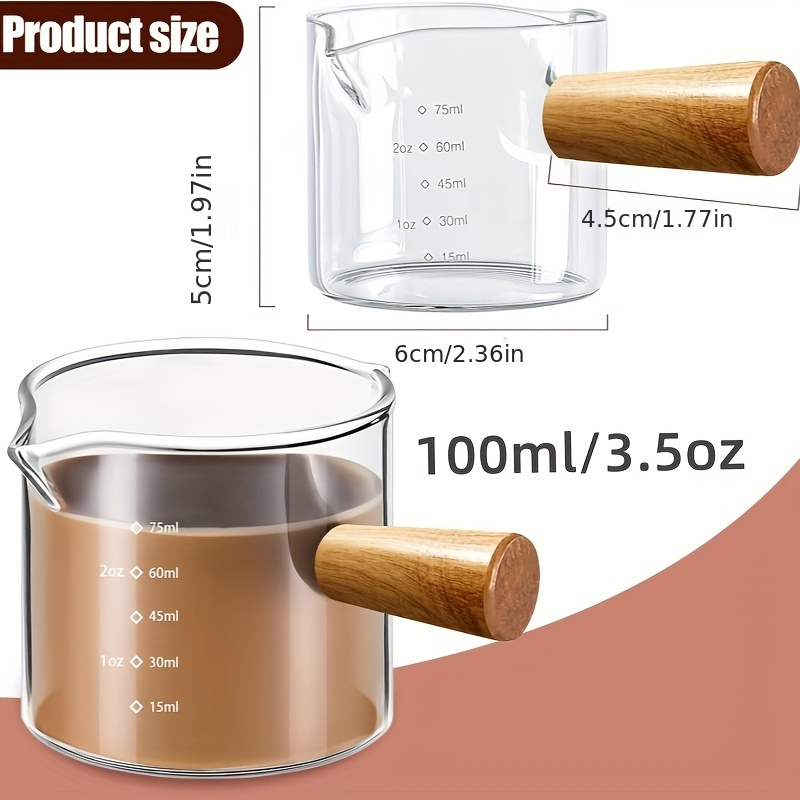 Doppelter Auslauf hitze bestän – Espresso Shot Glass Bewertung und Preis
