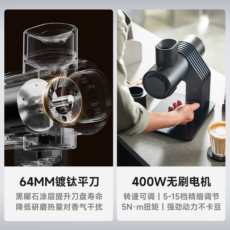 E6 Professionelle Kaffeemühle  – Coffee Grinder Burr Flat Bewertung und Preis