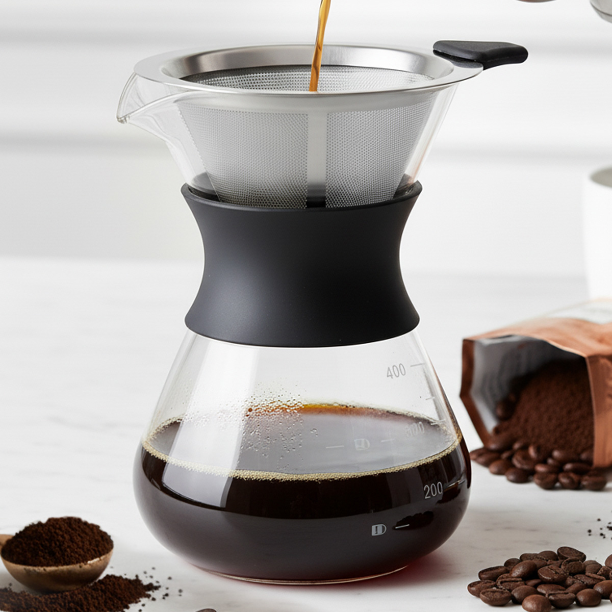 Leeseph Glass Pour Over Kaffee – Coffee Equipment Pour Over Bewertung und Preis