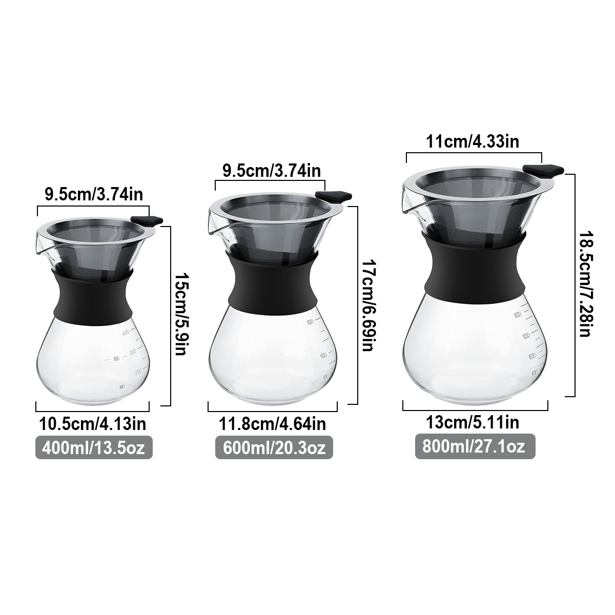 Leeseph Glass Pour Over Kaffee – Coffee Equipment Pour Over Bewertung und Preis