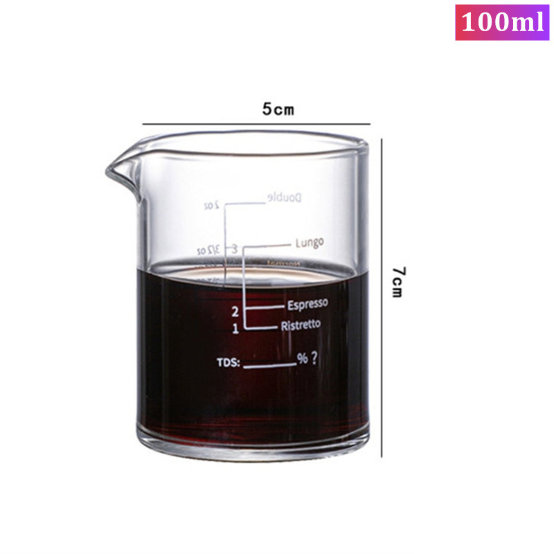 100 ml/3,38 oz Espresso-Messbe – Espresso Shot Glass Bewertung und Preis